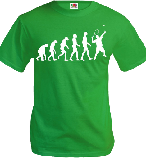 Buxsbaum t-shirt the evolution of tennis