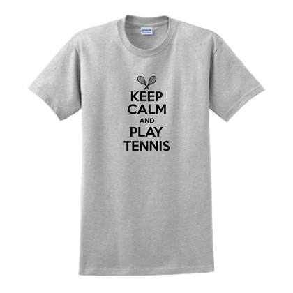 Keep calm and play tennis t-shirt